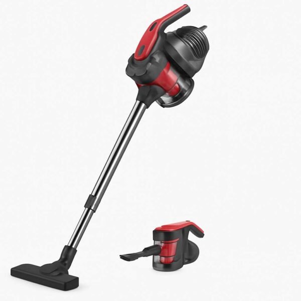 Aspirateur Balai 2en1 – 600W – 0.6L Noir et Rouge Matrix MX-1721