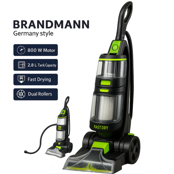 Aspirateur a Eau Pro Multifonction Laveur et détacheur 2.5 L 800 W Brandmann – Image 2
