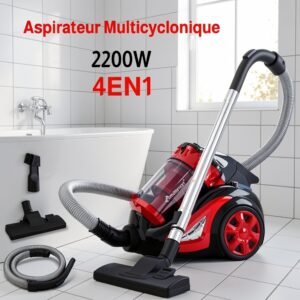 Aspirateur Sans Sac 4en1 Multi-Cyclonique 2200W MultiSmart MS-VC1023